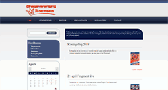 Desktop Screenshot of oranjeverenigingrouveen.nl