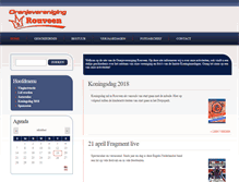 Tablet Screenshot of oranjeverenigingrouveen.nl
